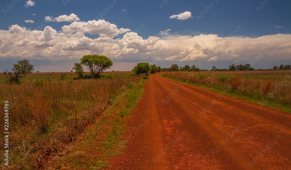 Landscape in the Vredefort Dome in the Freestate province of South Africa image with copy space Landscape in the Vredefort Dome in the Freestate province of South Africa image with copy space