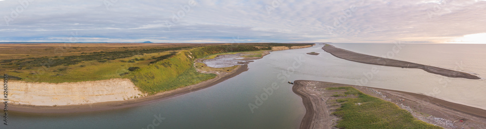 View landscape of the West Kamchatka View landscape of the West Kamchatka