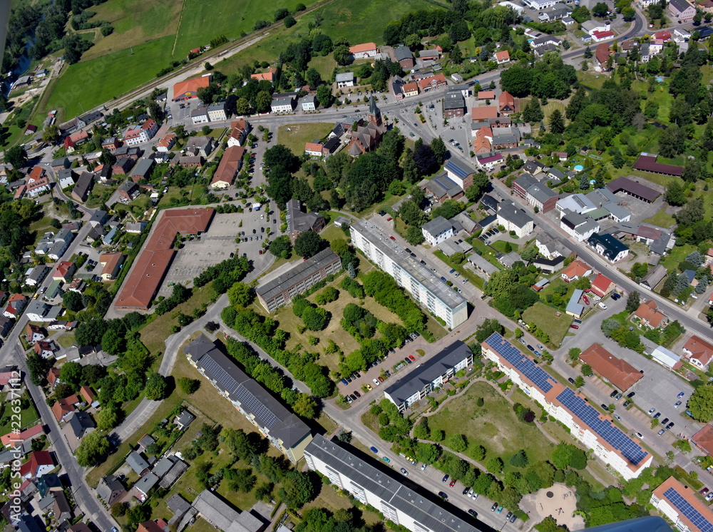 Fototapeta premium Eggesin, Kleinstadt in vorpommern