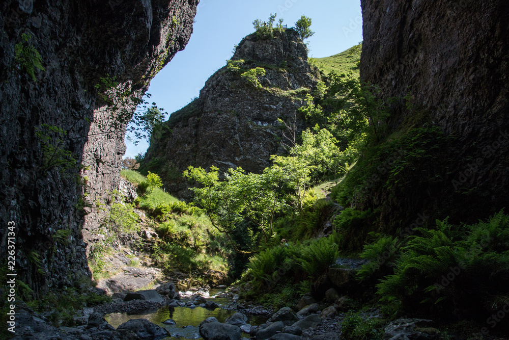 Smugglers' Cave in Alva Glen Stirling Smugglers' Cave in Alva Glen Stirling