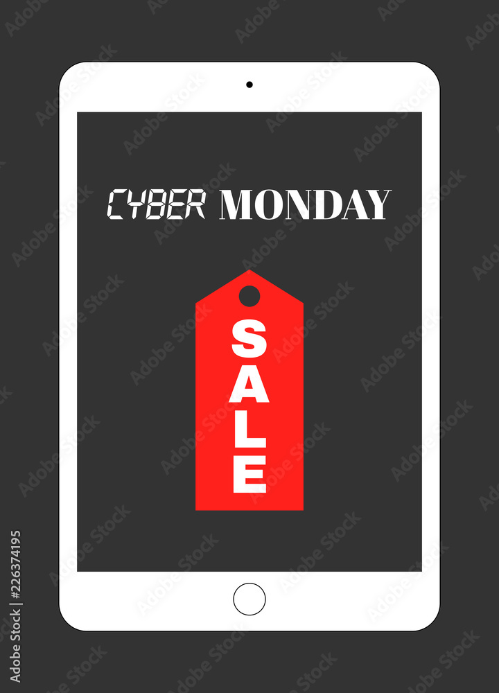 Vector Cyber Monday Sale banner Vector Cyber Monday Sale banner