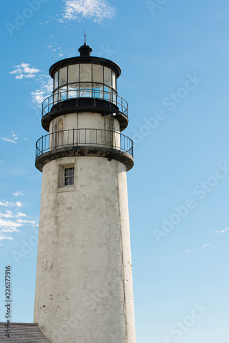 A light house in Cape Cod along the Cape Cod National Seashore in Massachusetts.
