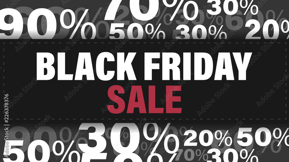 Black friday Sale Banner. Black Friday Design Template for Banner, Flyer. Vector Illustration. Black friday Sale Banner. Black Friday Design Template for Banner, Flyer. Vector Illustration.