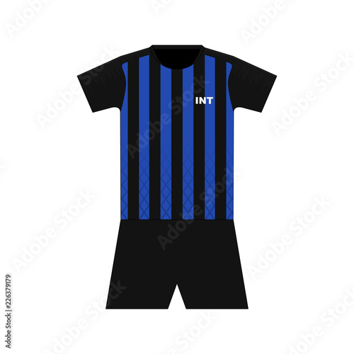 Football kit. Milan