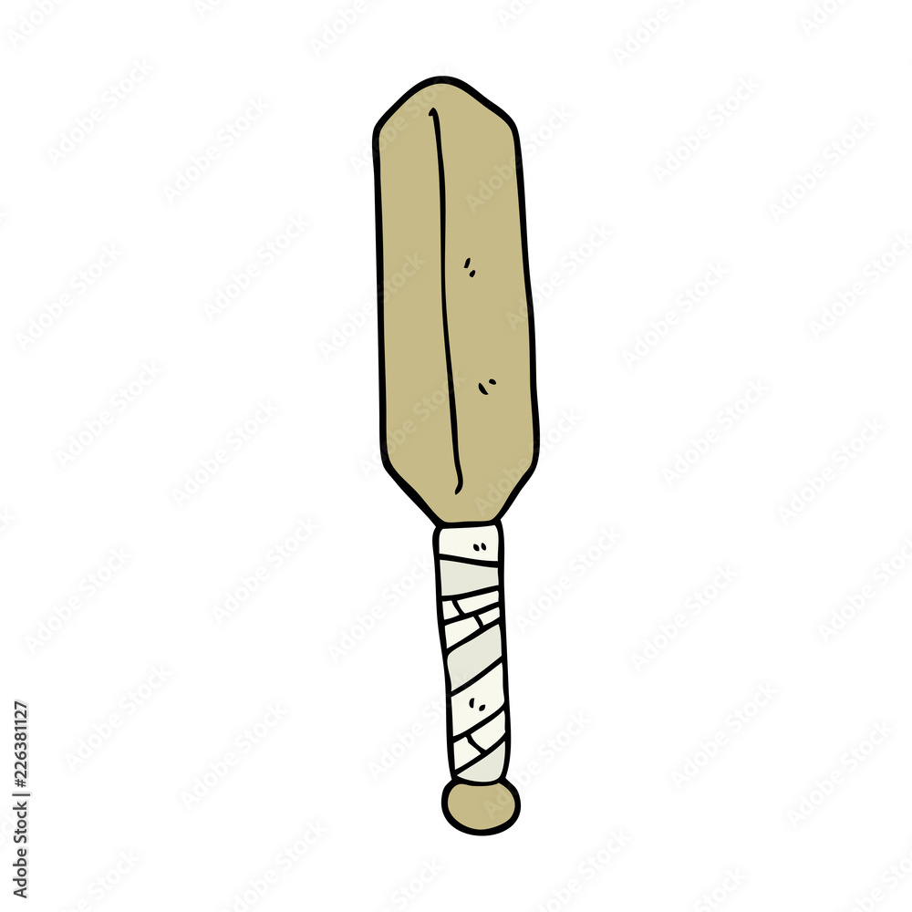 hand drawn doodle style cartoon baseball bat hand drawn doodle style cartoon baseball bat