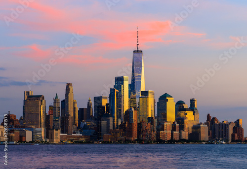 Obraz na płótnie Vue de Manhattan, New York, USA w salonie