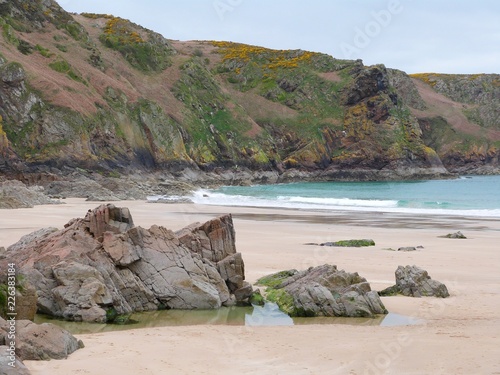 Plage de Plemont à Jersey photo