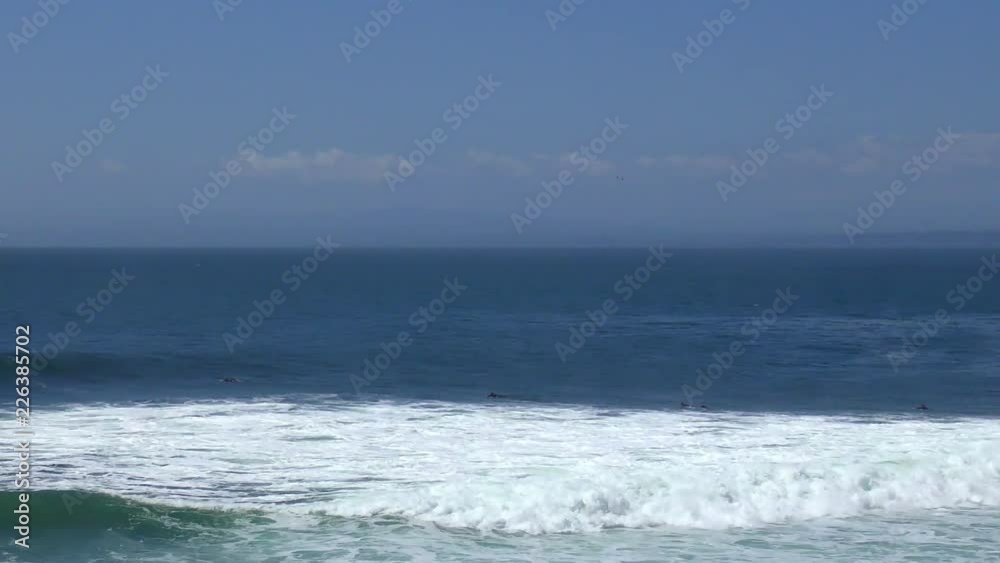 Santa Cruz, Steamer Lane West Side, California, USA. Steamer Lane is a famous surfing location in Santa Cruz, California. Santa Cruz, Steamer Lane West Side, California, USA. Steamer Lane is a famous surfing location in Santa Cruz, California.