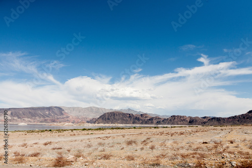 landscape in the desert