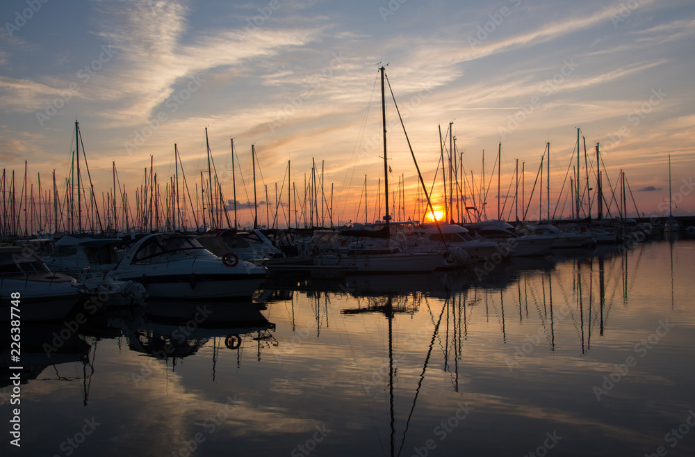 Porto al tramonto