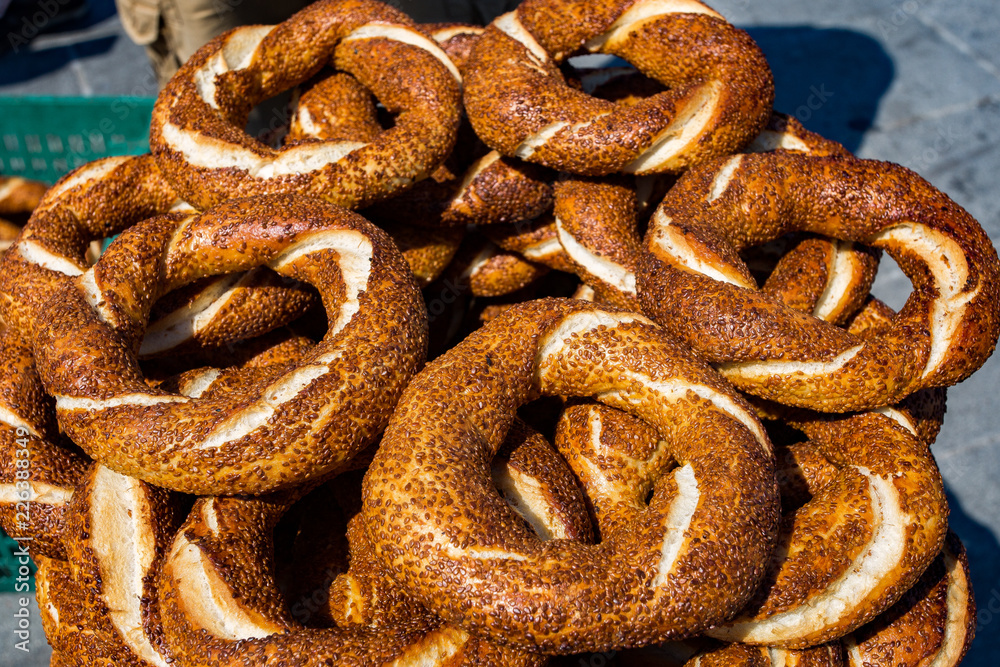 Crispy buns in the early morning Crispy buns in the early morning