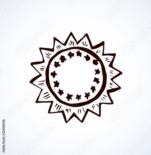 Medal. Vector drawing