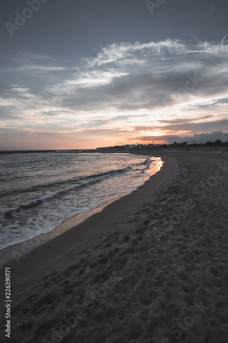 The beach at Vilanova i la Geltru  Spain