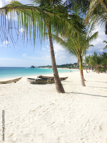 Paradise Kendwa beach in Zanzibar island Tanzania