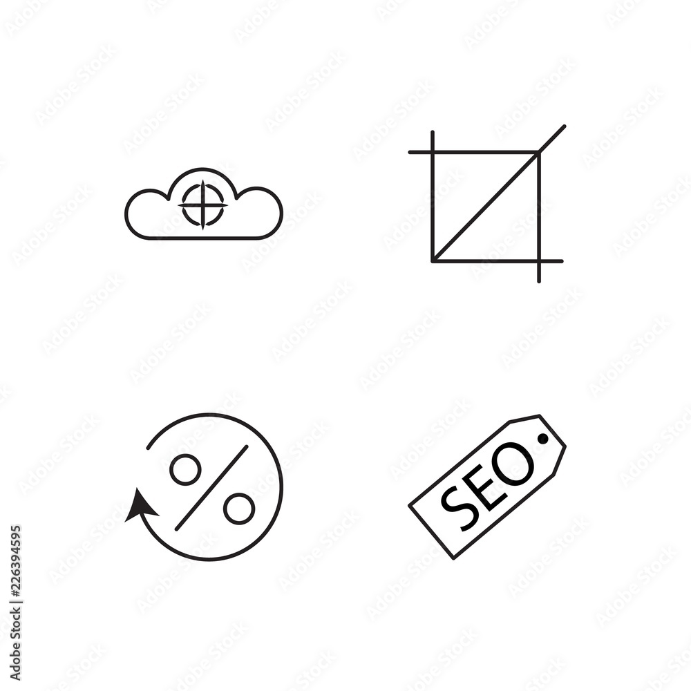 web simple outlined icons set web simple outlined icons set