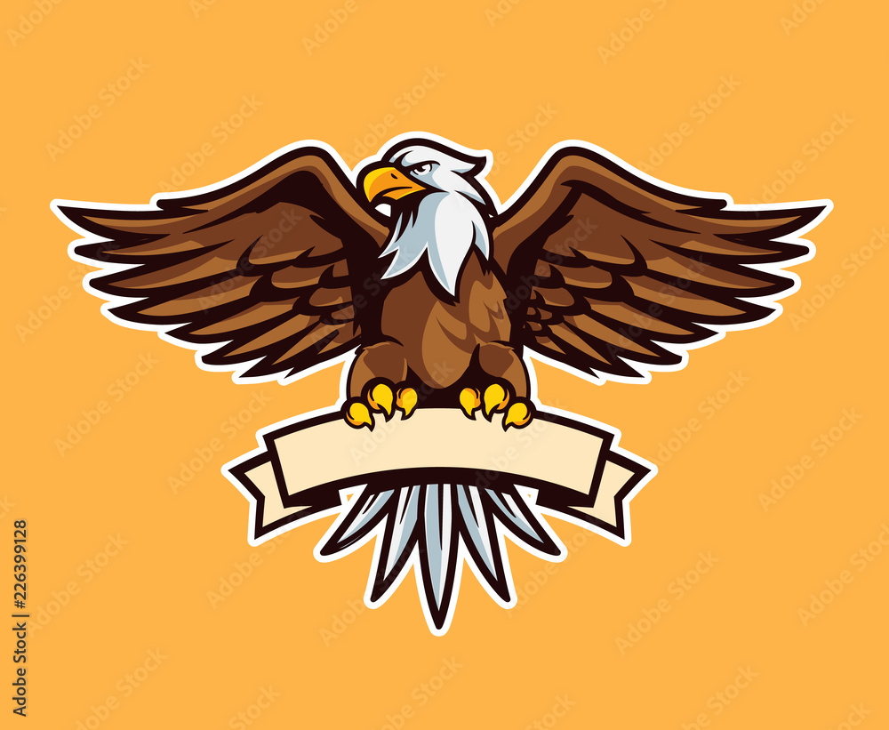 Naklejka premium symbol orła