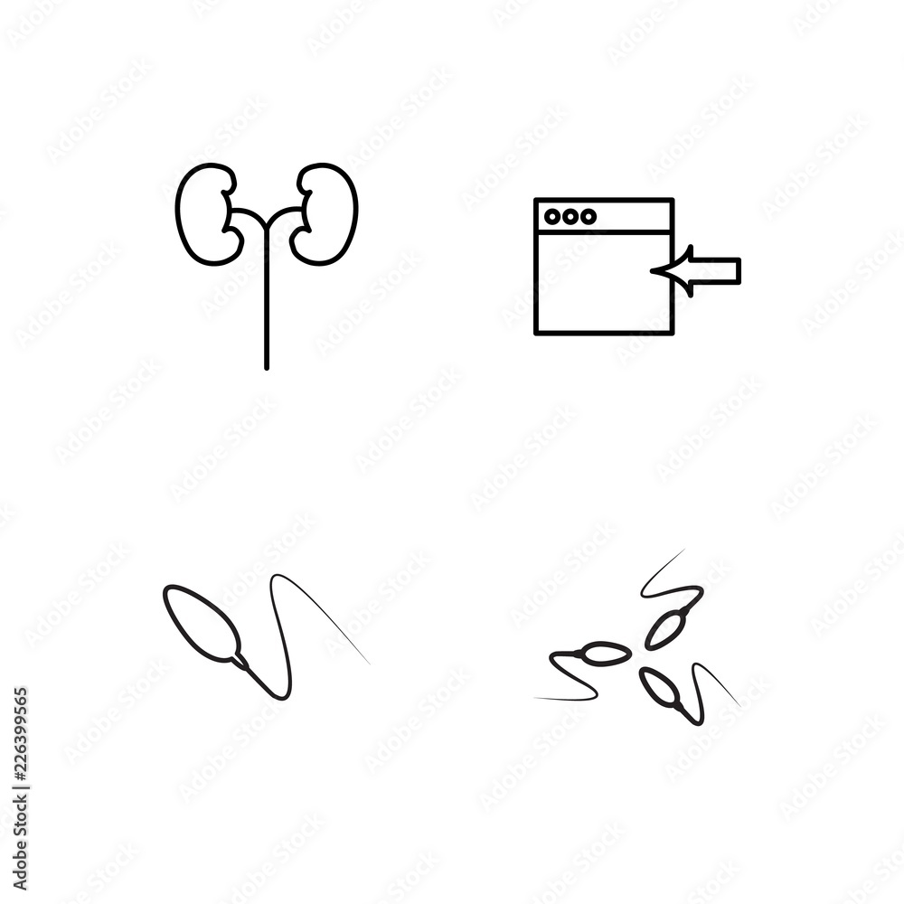 medical simple outlined icons set medical simple outlined icons set