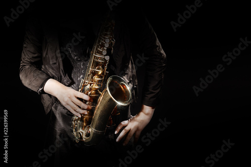 Saxophone player jazz musician saxophonist