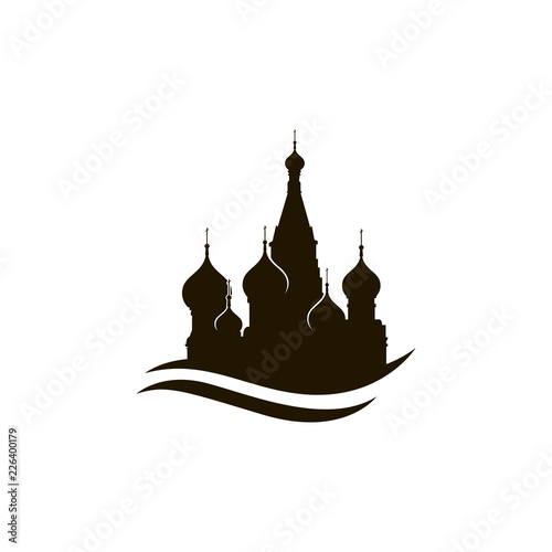 illustration of Moscow Saint Basil Cathedral in Red square
