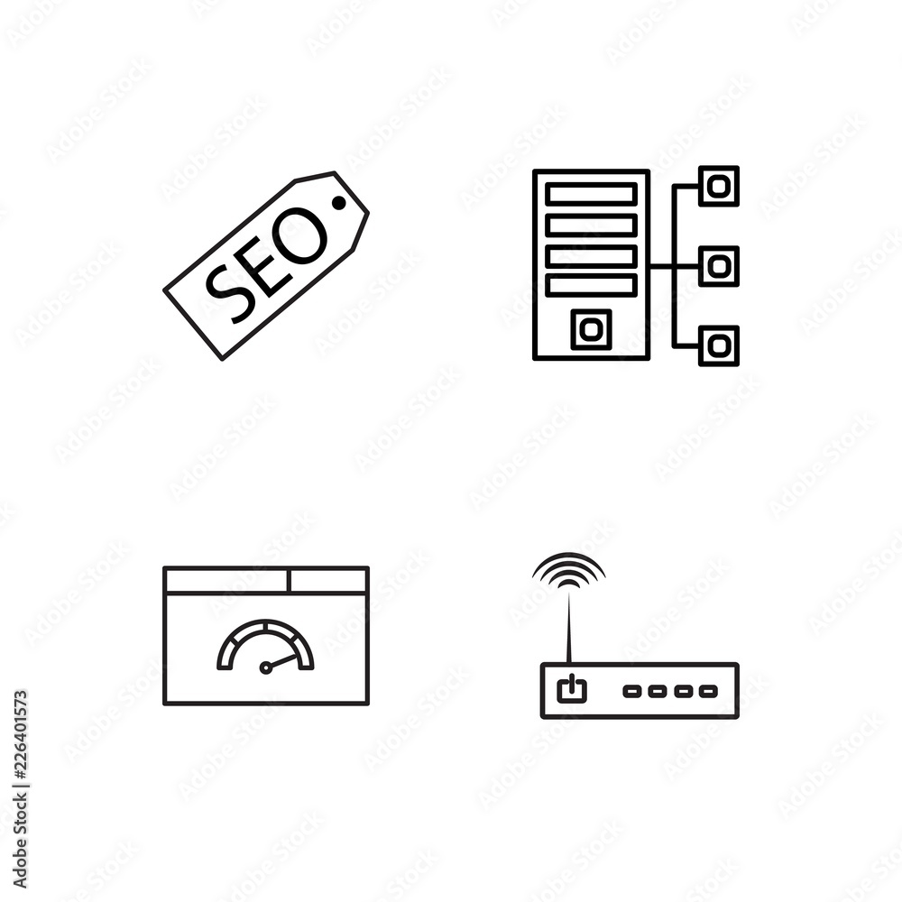 web simple outlined icons set web simple outlined icons set