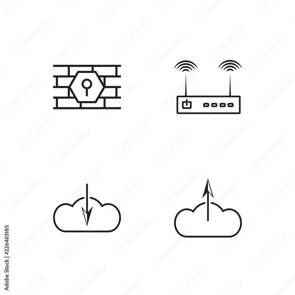 web simple outlined icons set web simple outlined icons set