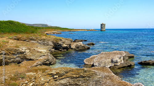 Tour génoise de Santa-Maria-della-Chiapella, Corse photo