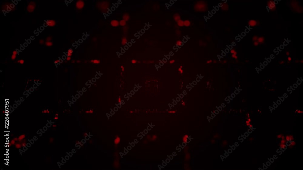 Abstract technologic background with stripes and particles. Animation of seamless loop. Abstract technologic background with stripes and particles. Animation of seamless loop.