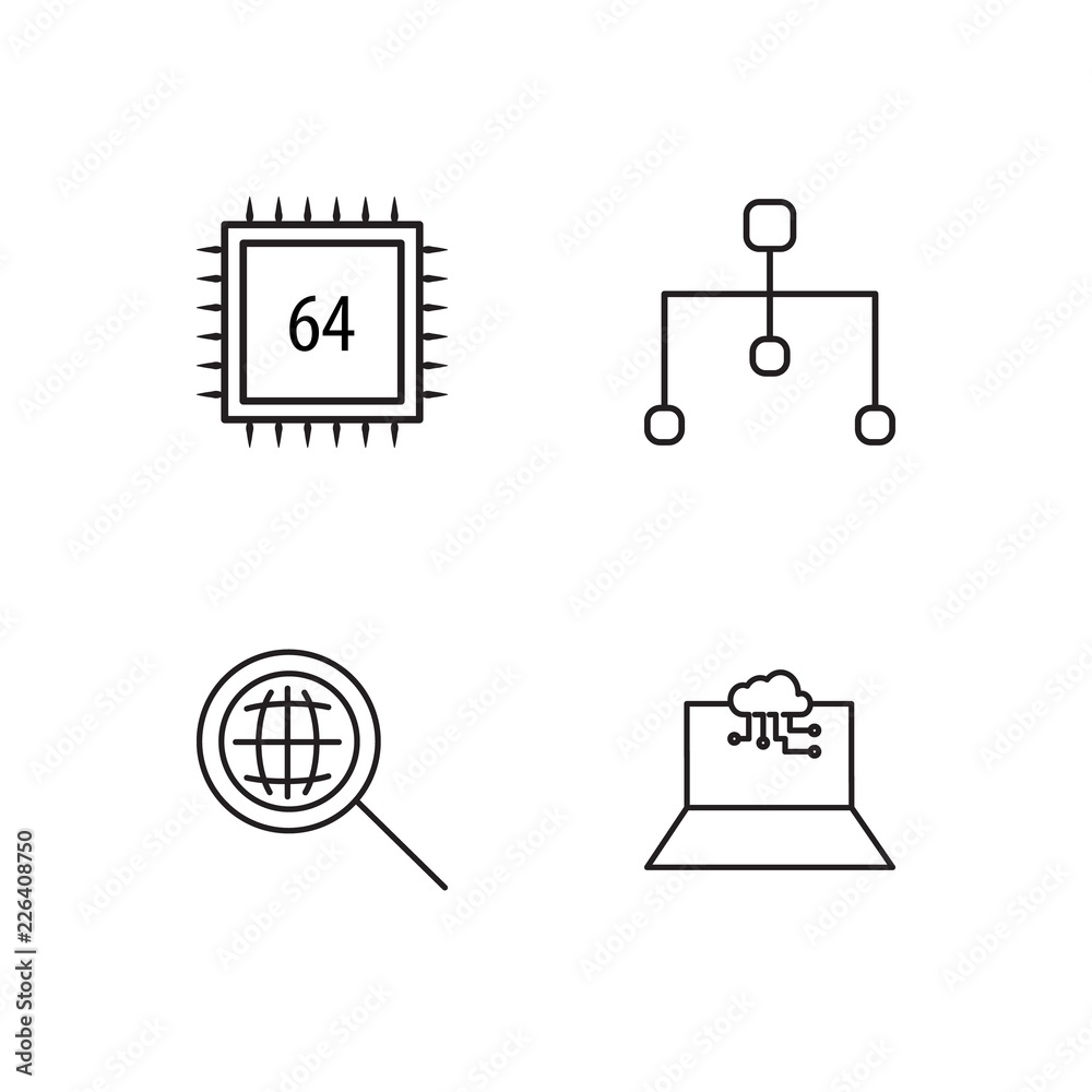web simple outlined icons set web simple outlined icons set