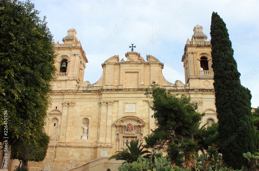Saint Lawrence Church in Vittoriosa, Malta