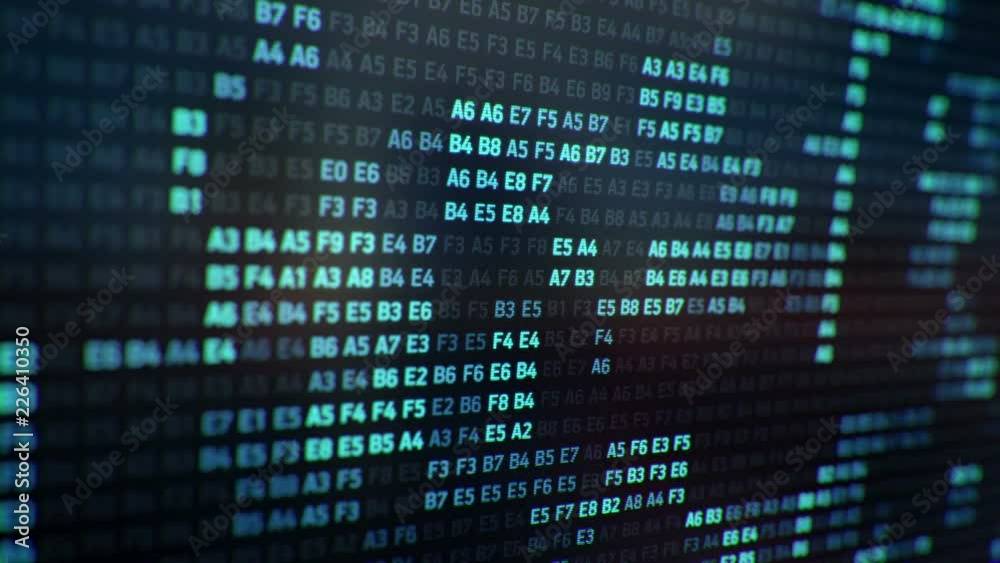 Technological background with representation of binary code. Binary digits in different configurations on colorful background like screen of computer. Animation of seamless loop. Technological background with representation of binary code. Binary digits in different configurations on colorful background like screen of computer. Animation of seamless loop.