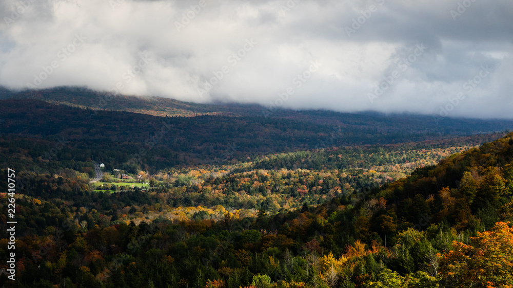 Catskills, NY Hunter Mountain OCTOBER early Fall Autumn Leaves Foliage