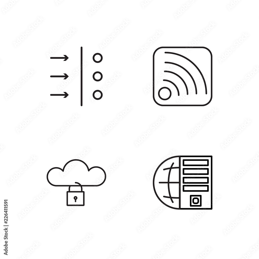 web simple outlined icons set web simple outlined icons set