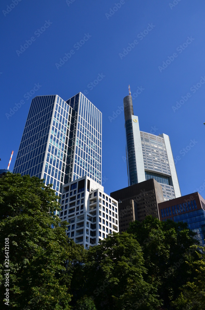 Skyscrapers of Frankfurt am Main, Germany