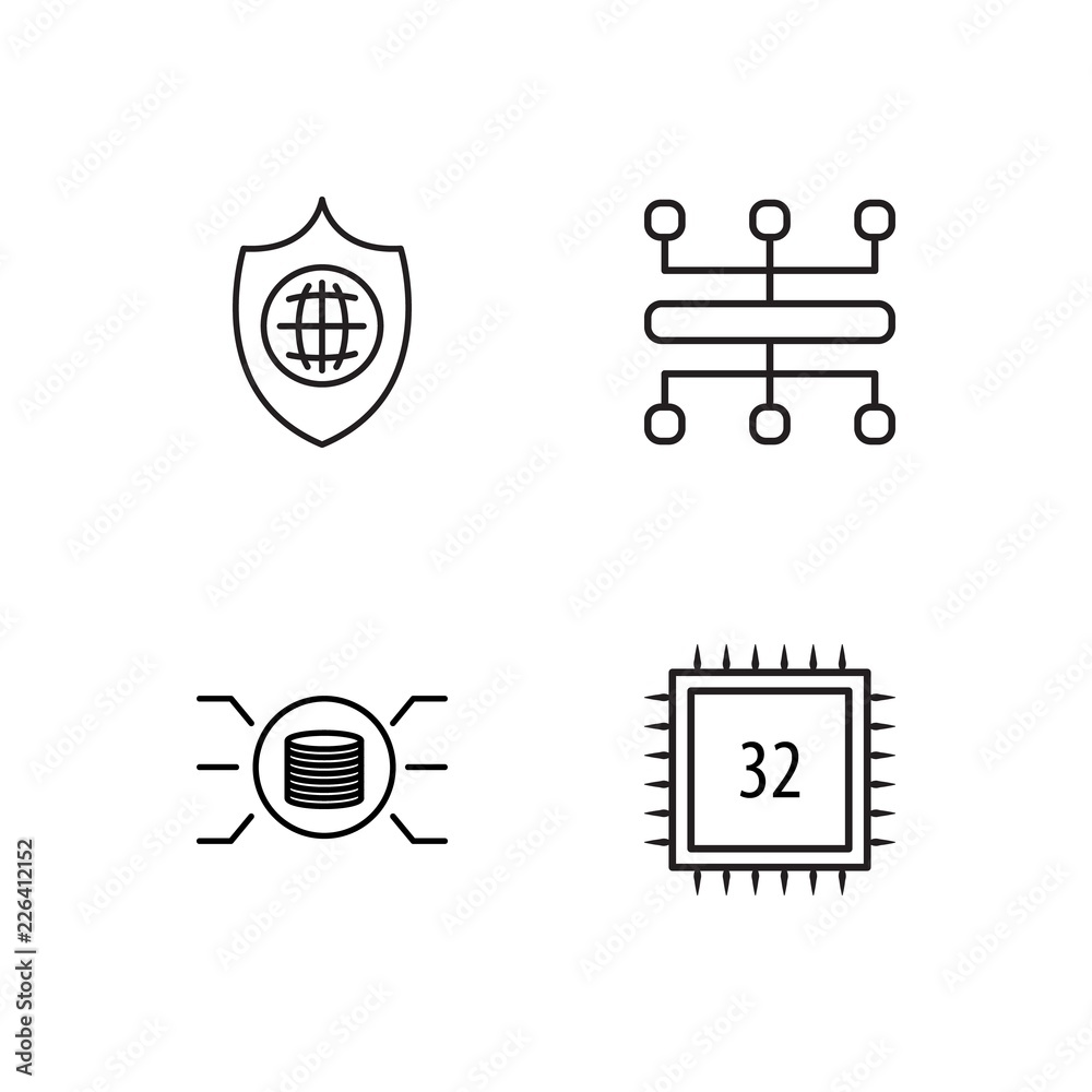 web simple outlined icons set web simple outlined icons set
