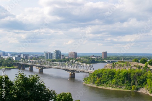 Alexandra Bridge between Ottawa, Ontario and Gatineau, Quebec.