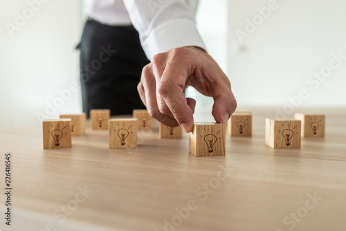 фотографія Business idea and vision concept