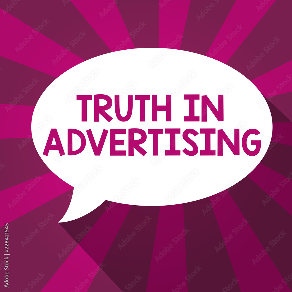 Writing note showing Truth In Advertising. Business photo showcasing Practice Honest Advertisement Publicity Propaganda. Writing note showing Truth In Advertising. Business photo showcasing Practice Honest Advertisement Publicity Propaganda.