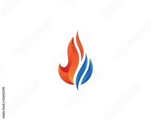 Fire flame logo