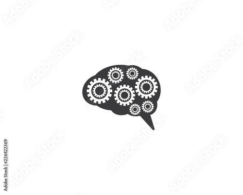 Brain logo illustration