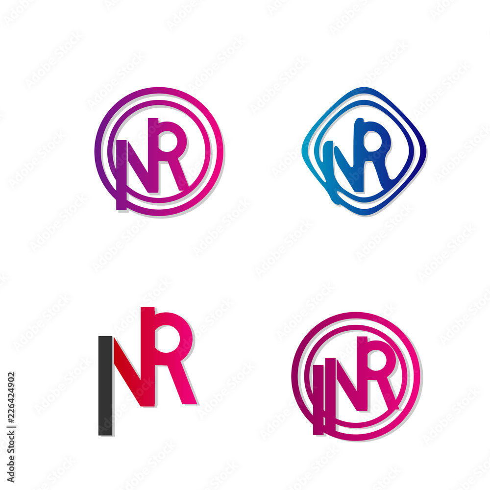 modern letter typographic vector icon modern letter typographic vector icon