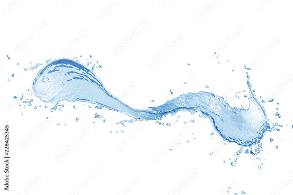 Obraz premium Water,water splash isolated on white background