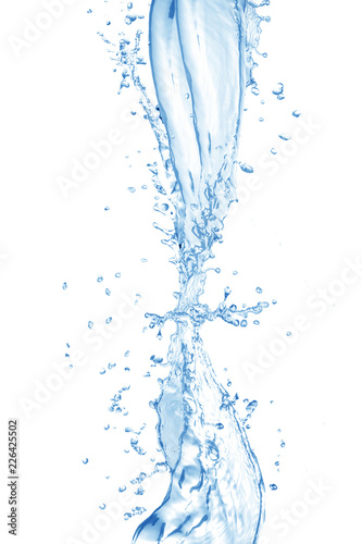 Water,water splash isolated on white background