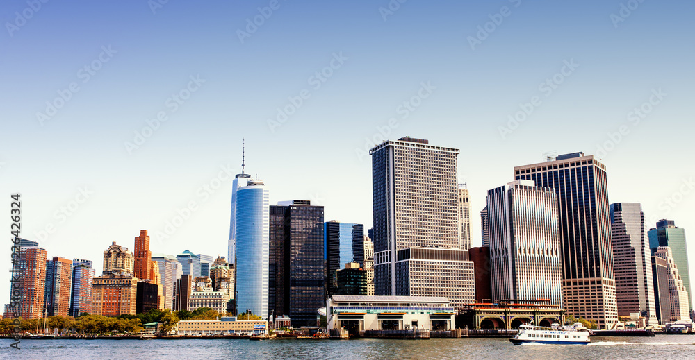 Fototapeta premium new york city skyline
