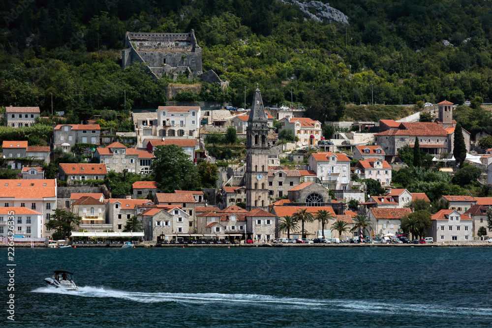 Perast is an old town on the Bay of Kotor in Montenegro. It has been part of the Republic of Montenegro since 2006.
