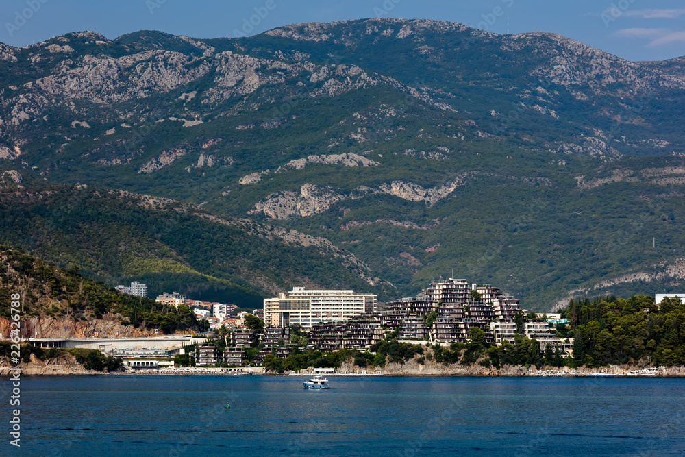 The Budva Riviera is a 35 km long strip of the Adriatic coast surrounding the town of Budva in western Montenegro.