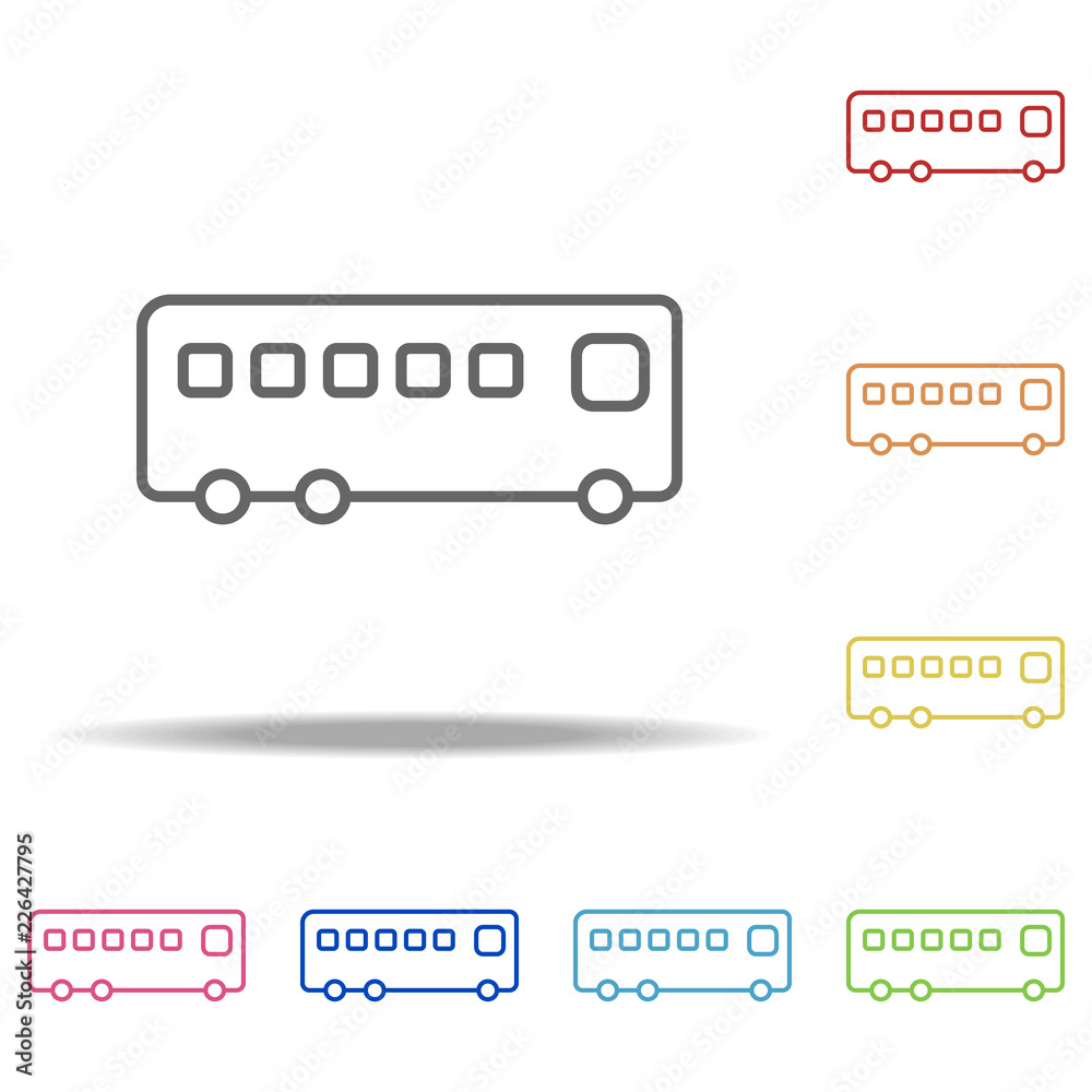 bus icon. Elements of Web in multi colored icons. Simple icon for websites, web design, mobile app, info graphics bus icon. Elements of Web in multi colored icons. Simple icon for websites, web design, mobile app, info graphics