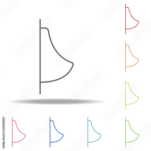 urinal icon. Elements of Web in multi colored icons. Simple icon for websites, web design, mobile app, info graphics