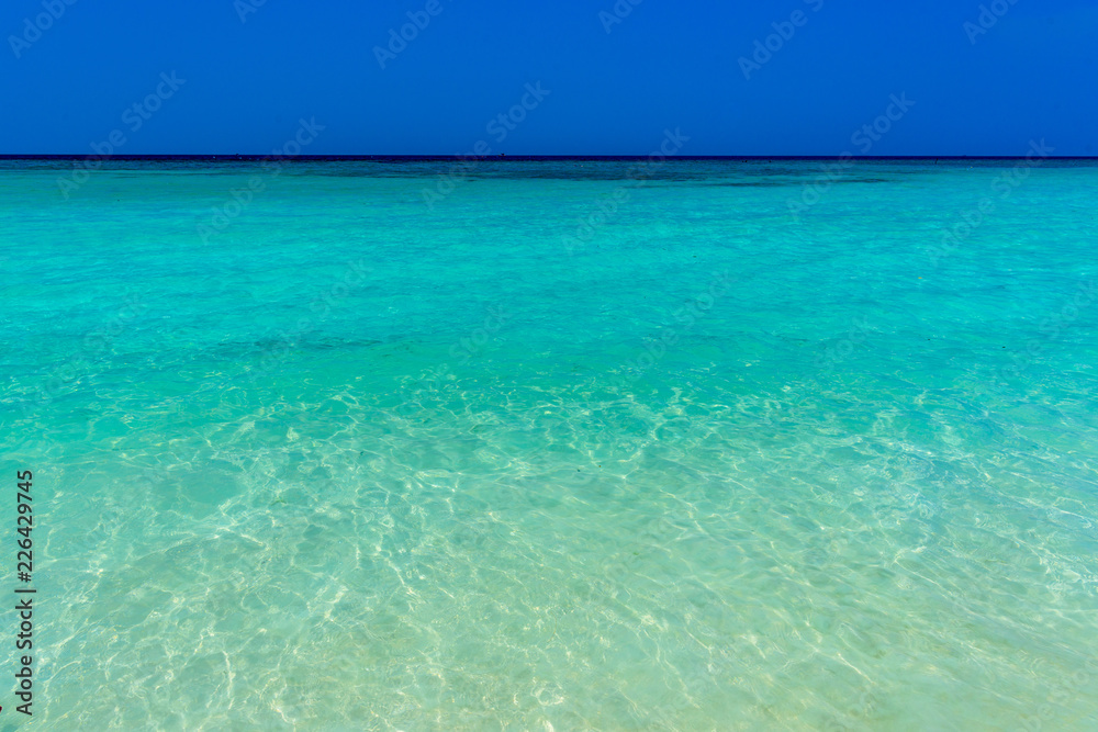 Beautiful azure sea, Haad Yao beach, Koh Phangan island, Suratth