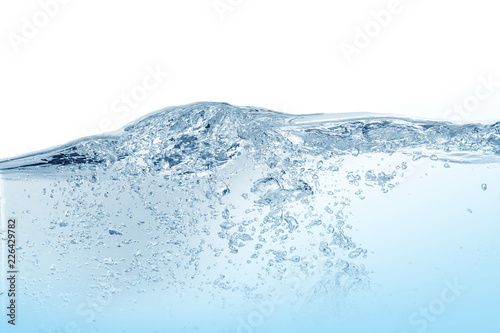 Water water splash isolated on white background