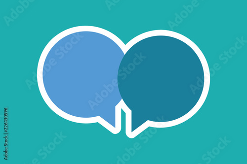Flat design business vector illustration concept. Business ad for website and promotion banners empty social media copy space text for your own texts. Template art esp isolated.